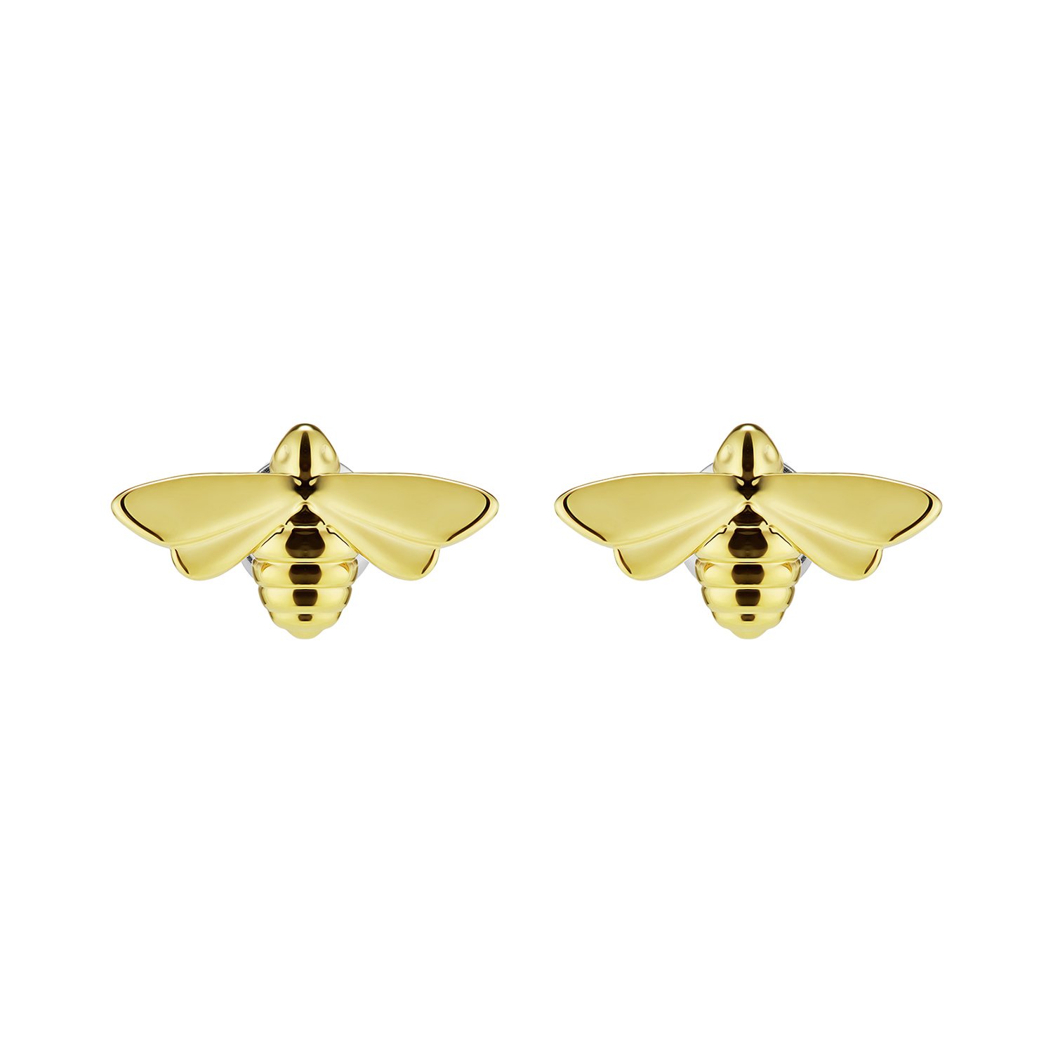 Olivia Burton Yellow Gold Honey Bee Stud Earrings
