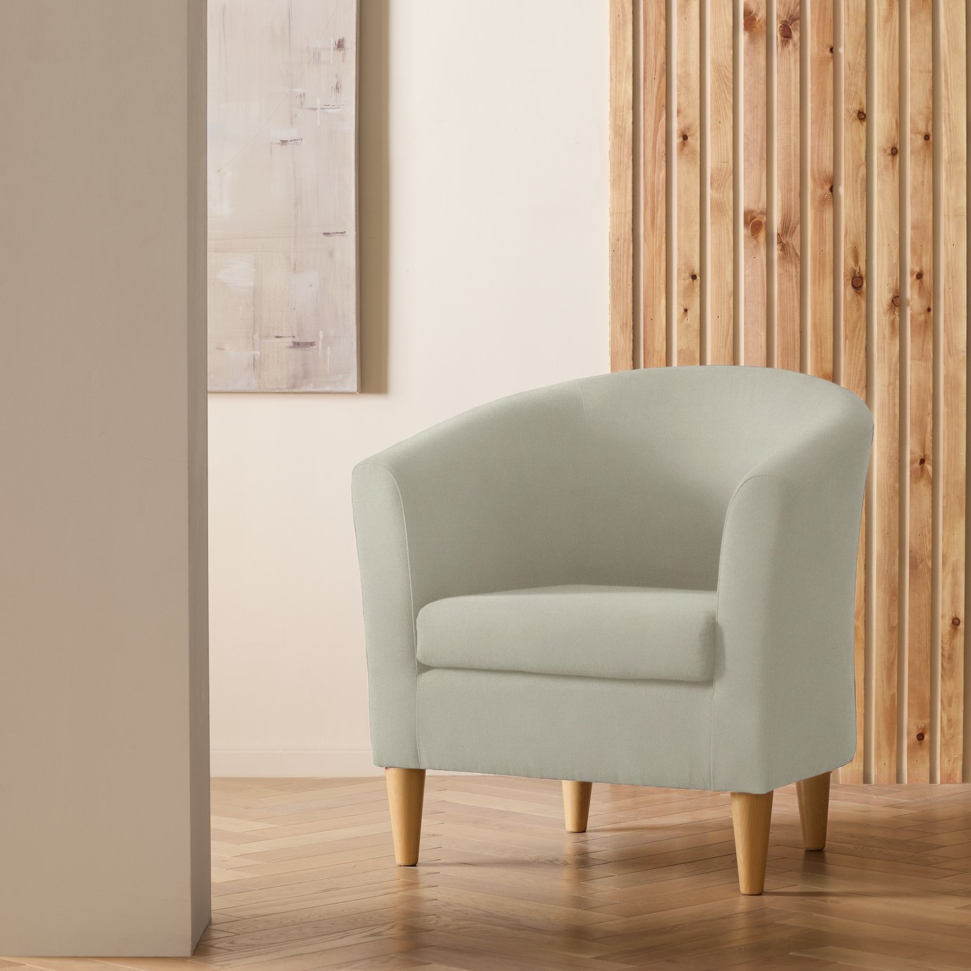 Argos Home Tub Faux Leather Chair 