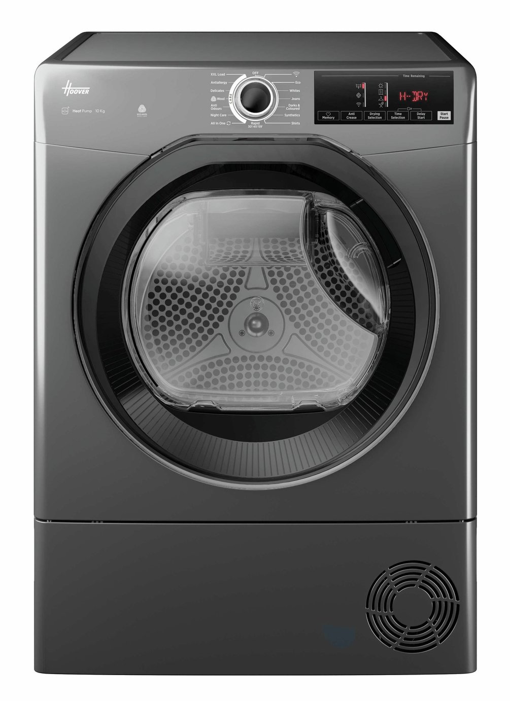 Hoover HRE H10N2TBER 10KG Heat Pump Tumble Dryer – Graphite