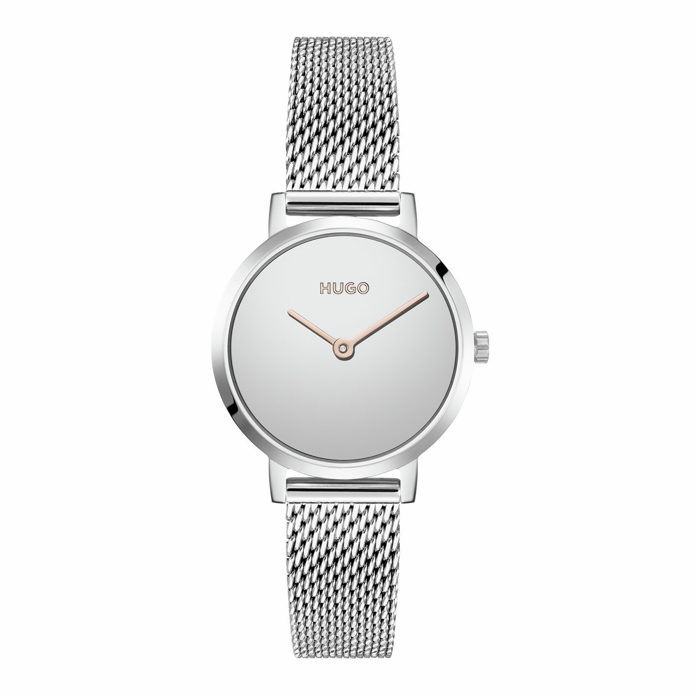 HUGO Ladies Silver Stainless Steel Adjustable Strap Watch
