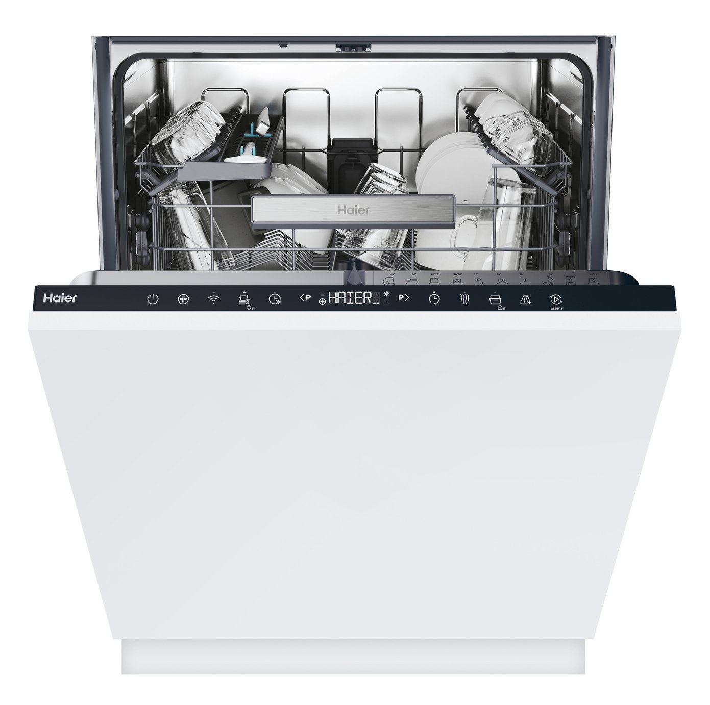 Haier XI 4C4S0SB-80 Full Size Integrated Dishwasher - White