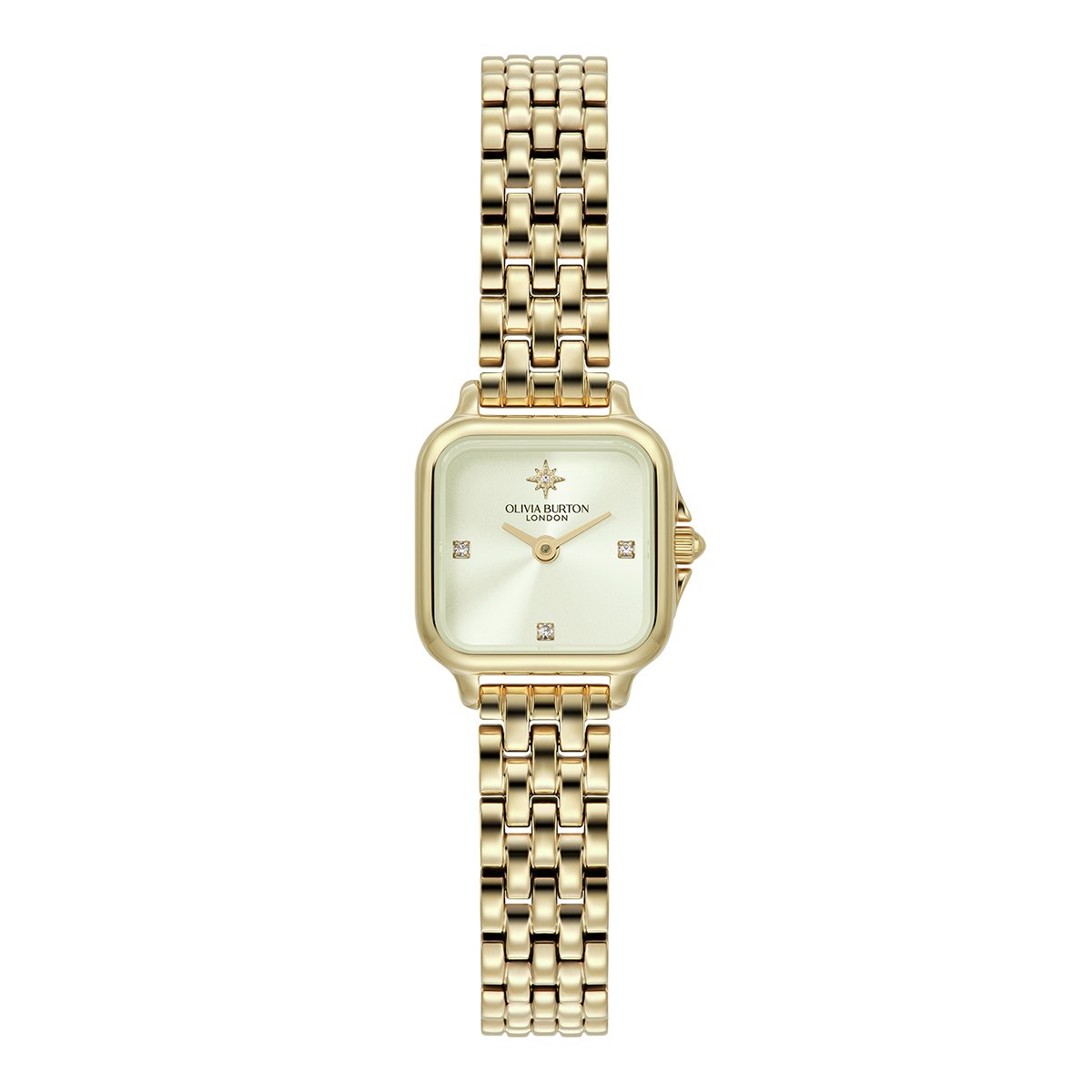 Olivia Burton Ladies Gold Plated Adjustable Bracelet Watch