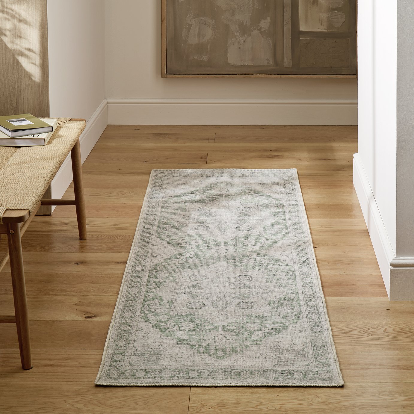Habitat Vintage Effect Flatweave Runner