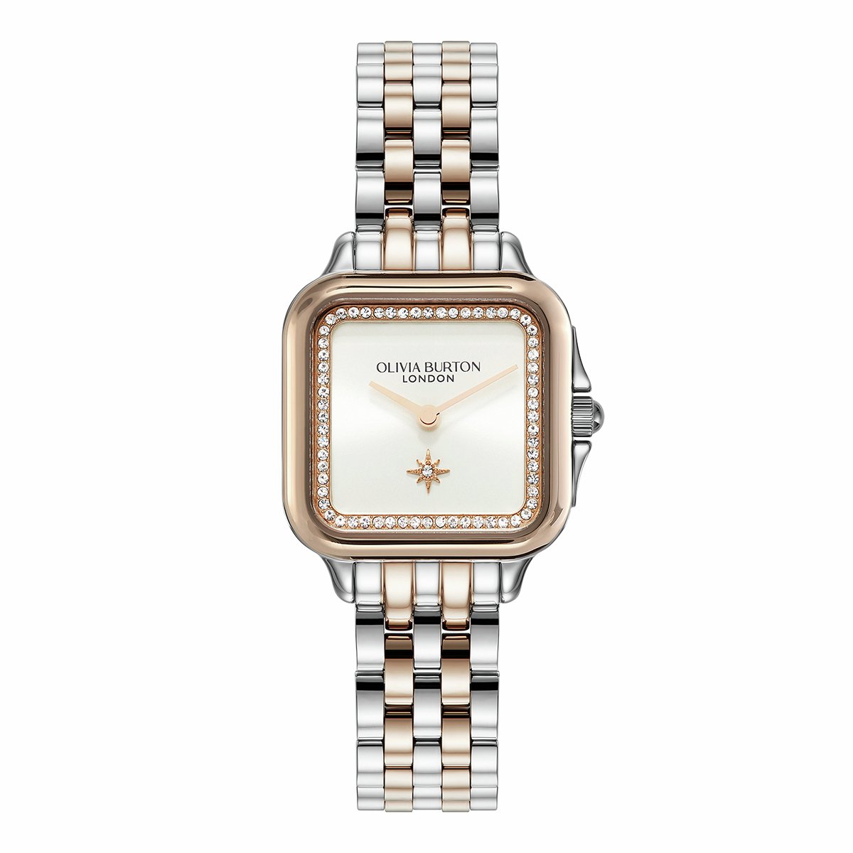 Olivia Burton Ladies Metallic Stainless Steel Bracelet Watch