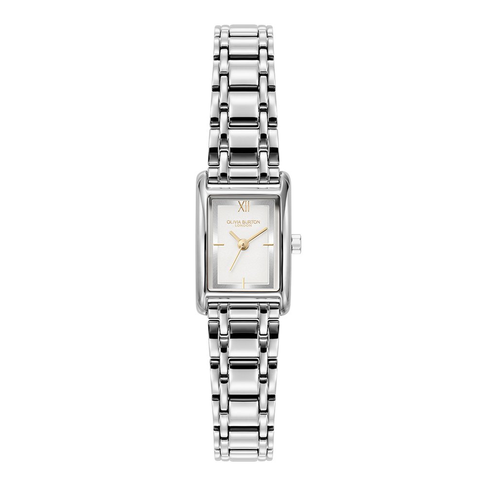 Olivia Burton Stainless Steel White Dial Bracelet Watch