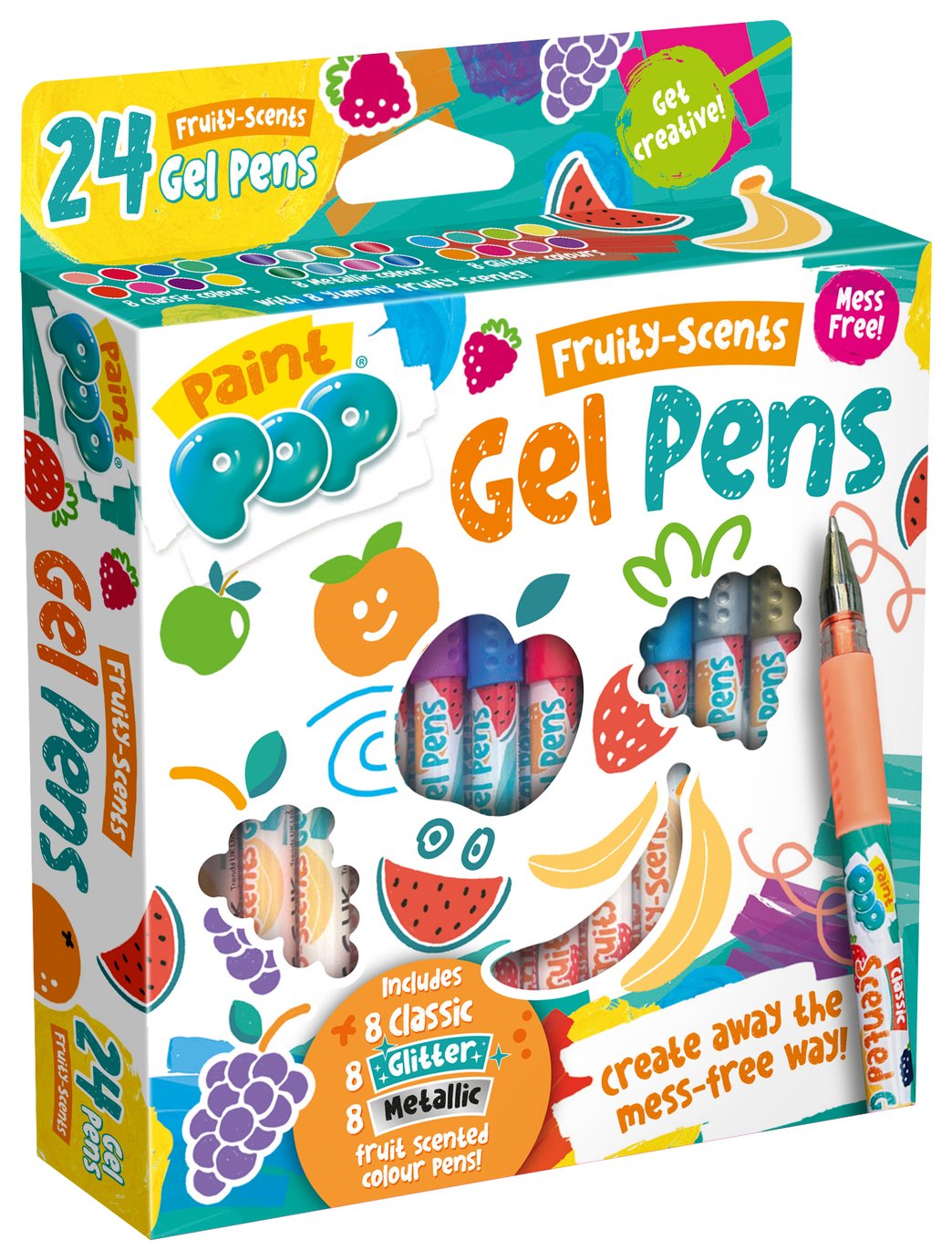 Paint Pop Scented Gel Pens 24 Pack 