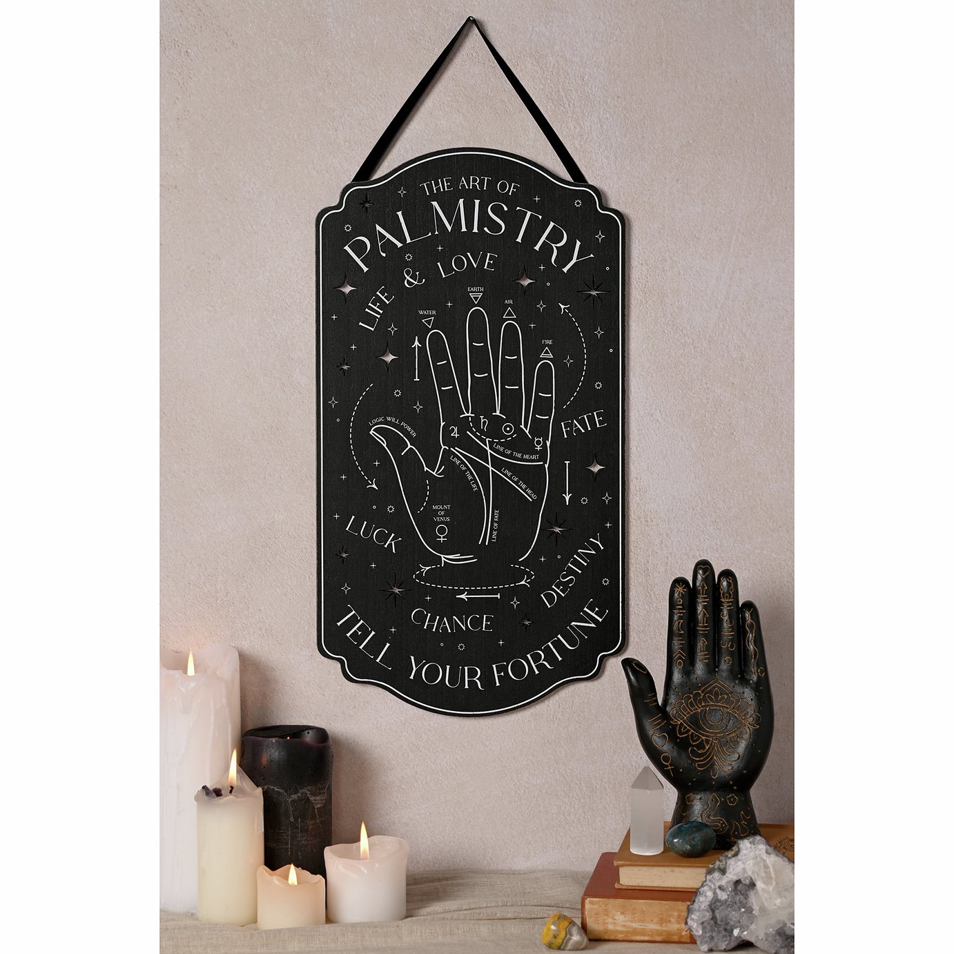 Juliana Mystic Legends The Art Of Palmistry Hanging Plaque
