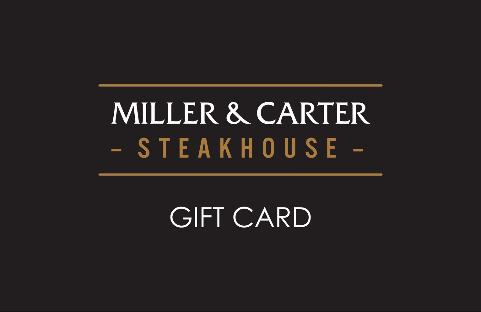 Miller & Carter Gift Card