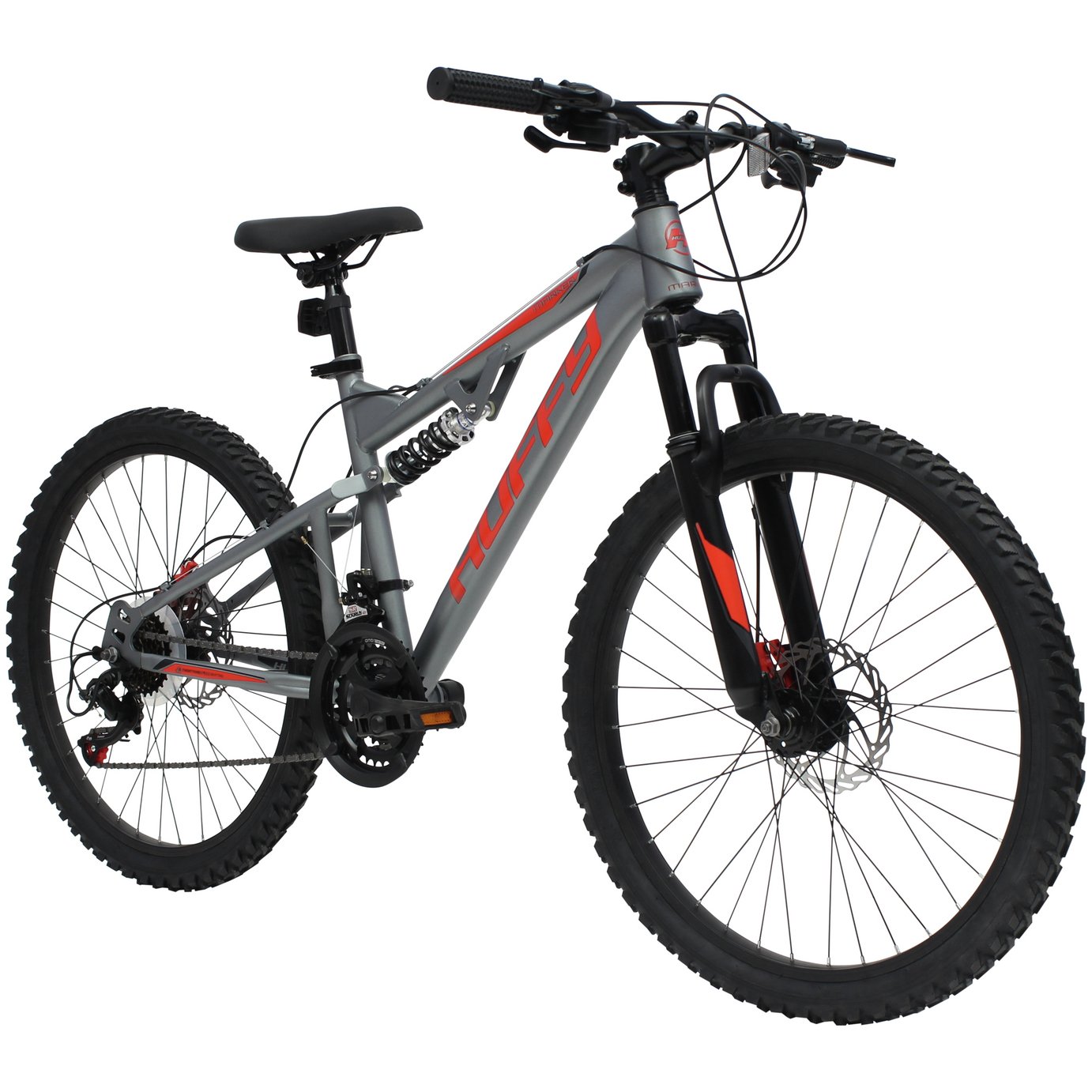 Huffy Marker 24 inch Mens Mountain Bike - Gunmetal Grey