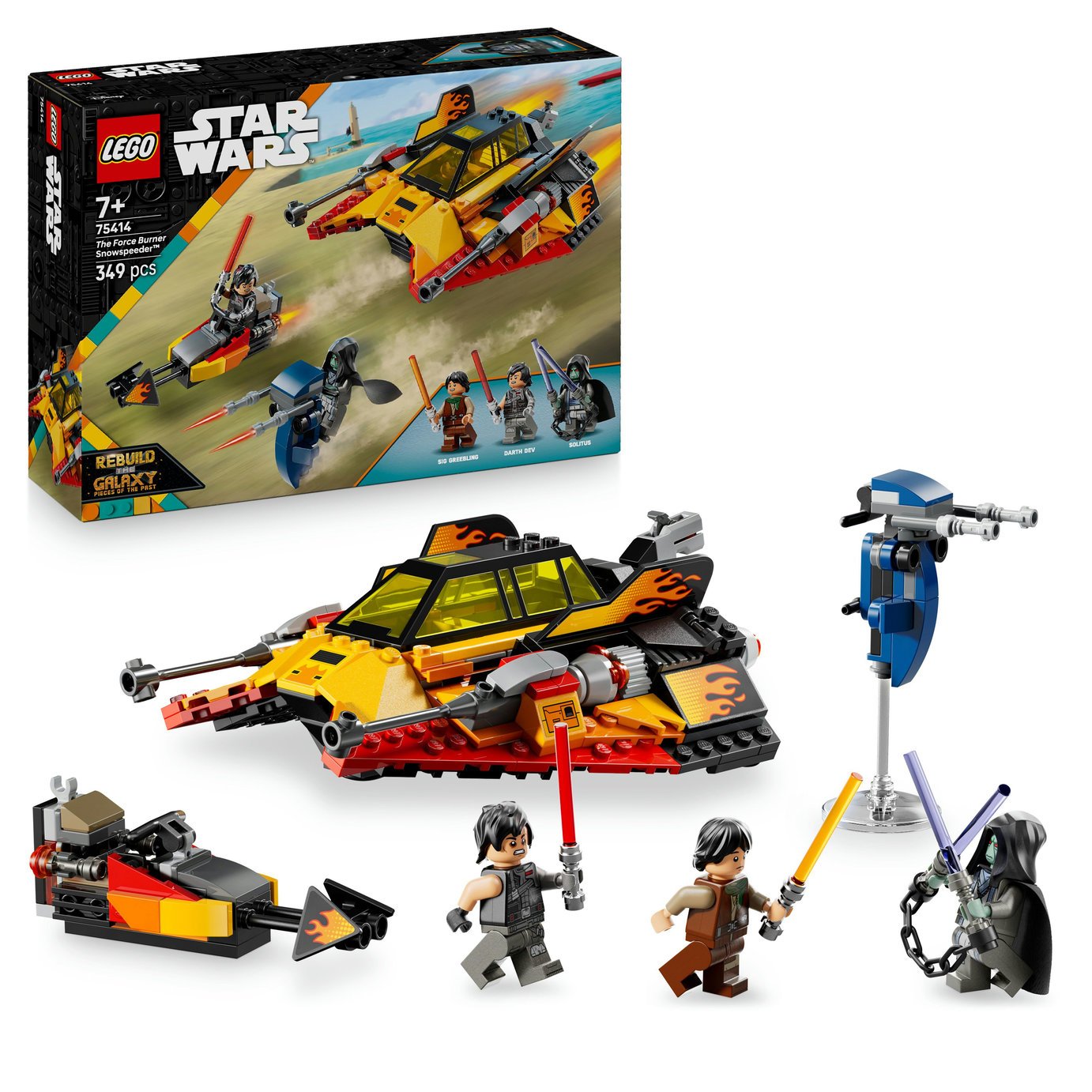 LEGO Star Wars The Force Burner Snowspeeder Toy 75414