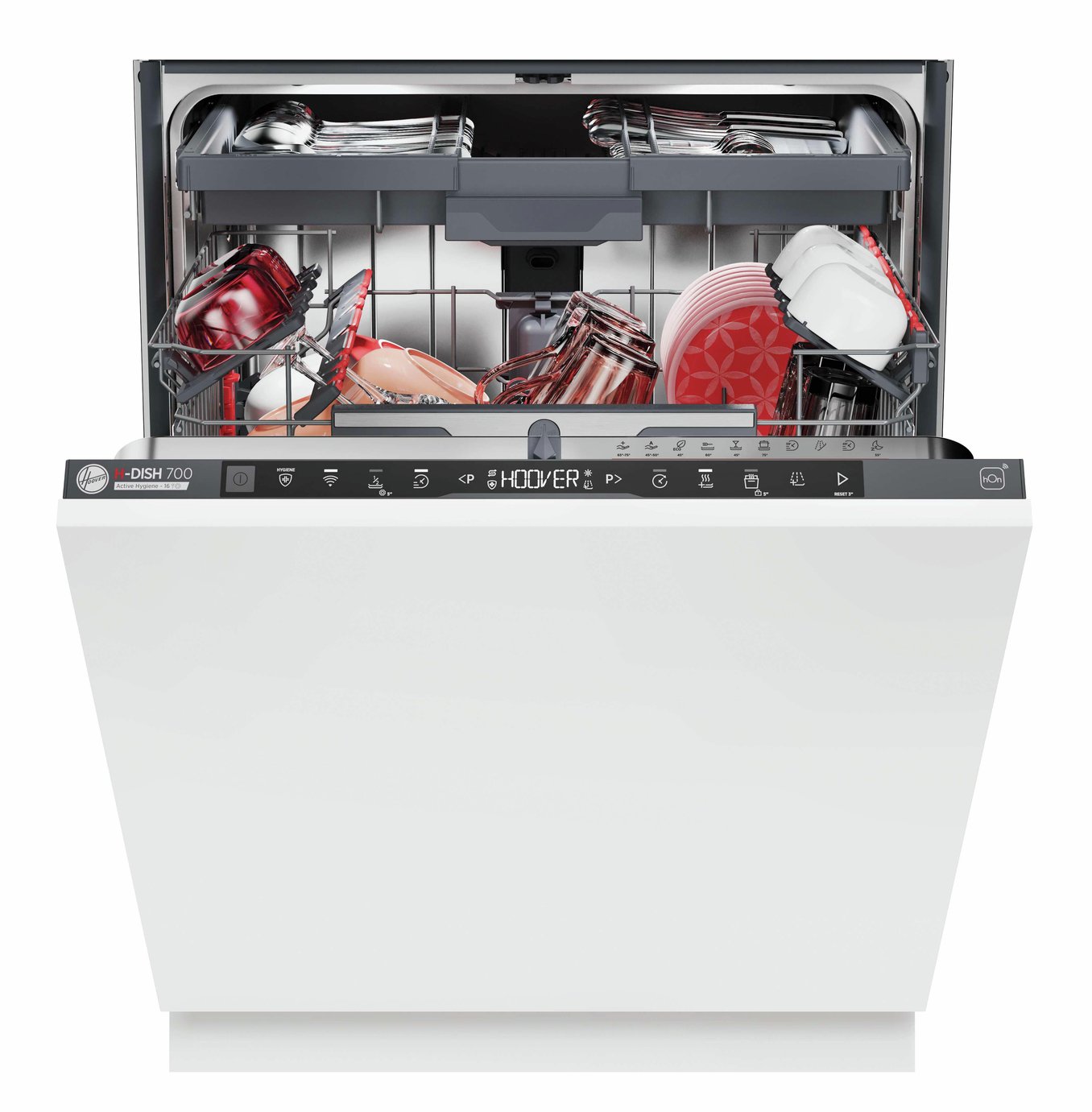 Hoover HI 4A4S3PSA-80 Full Size Integrated Dishwasher 