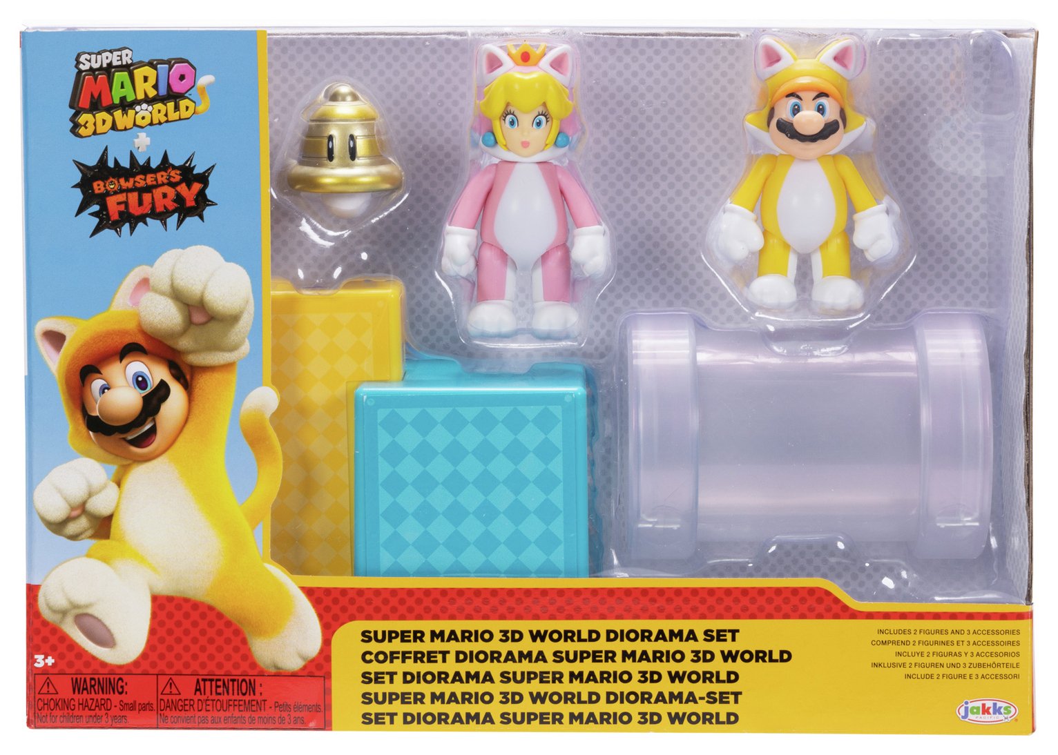 Super Mario 3D World Diorama Action Figure Set