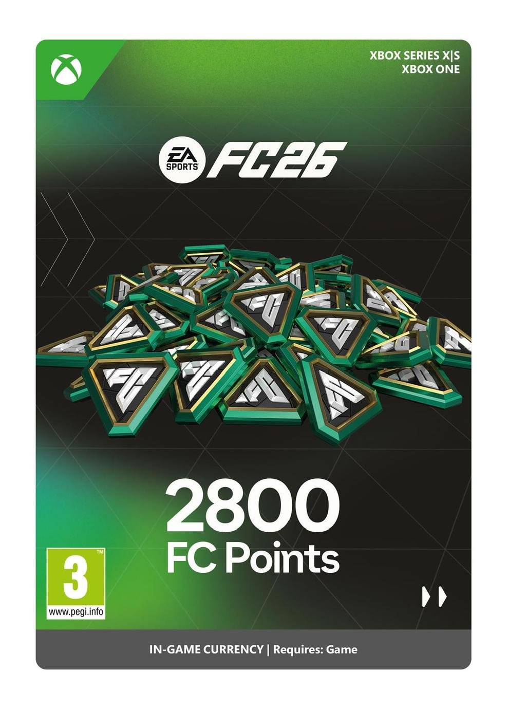 EA Sports FC 26: 2800 FC Points Xbox One & Series X|S 