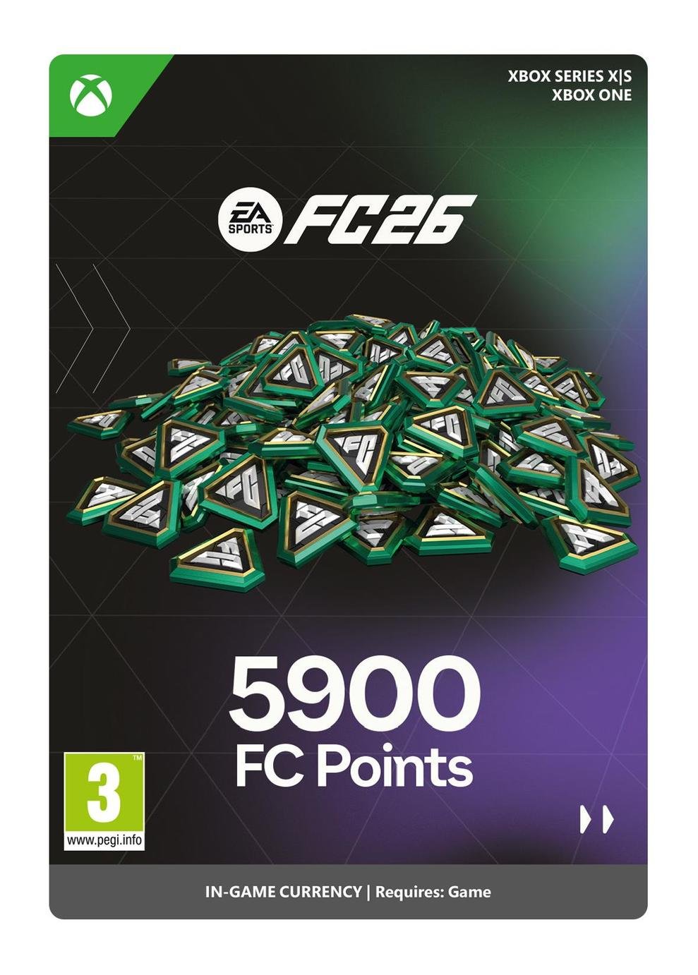 EA Sports FC 26: 5900 FC Points Xbox One & Series X|S