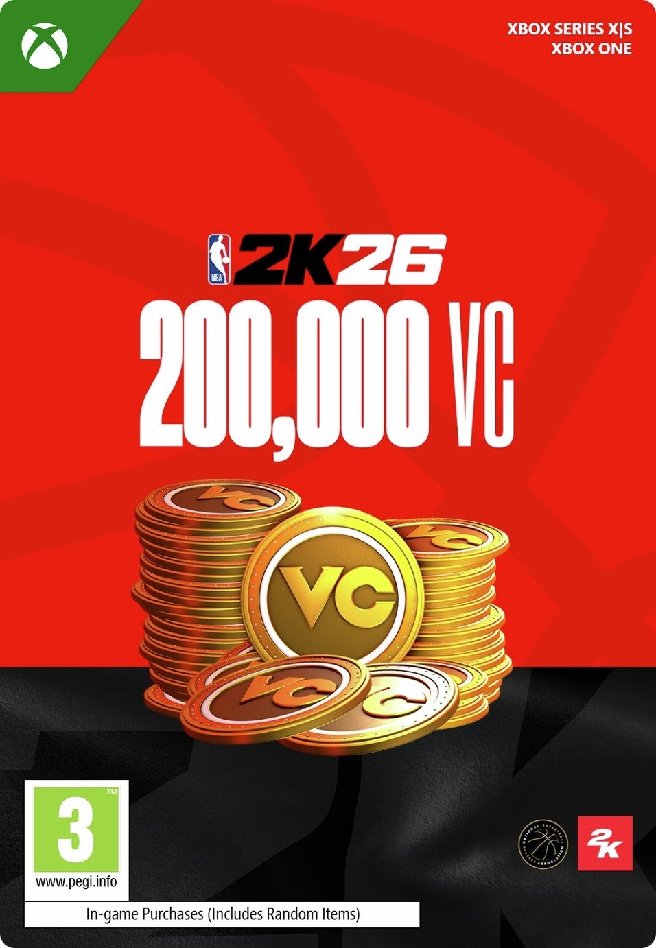 NBA 2K26 200,000 Virtual Currency Xbox Series X|S & Xbox One