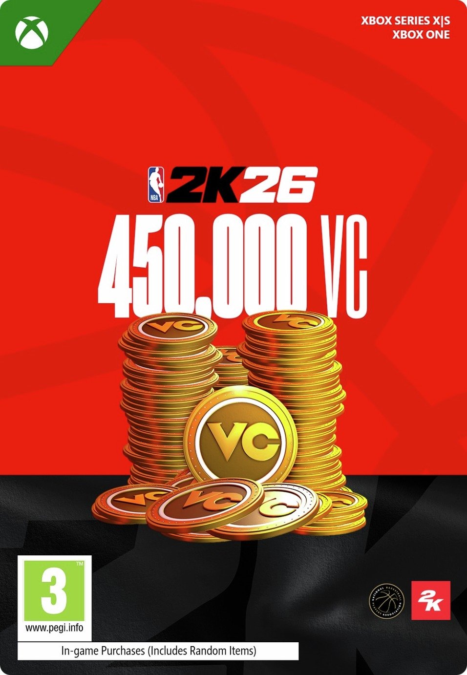NBA 2K26 450,000 Virtual Currency Xbox Series X|S & Xbox One