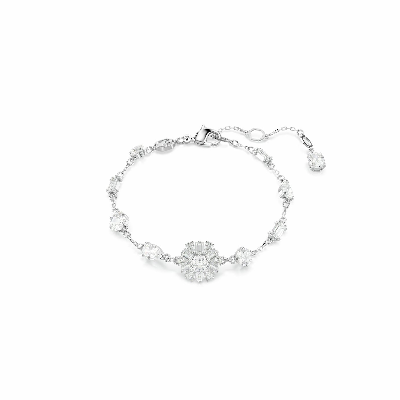 Swarovski Rhodium Plated Crystal Idyilla Bracelet