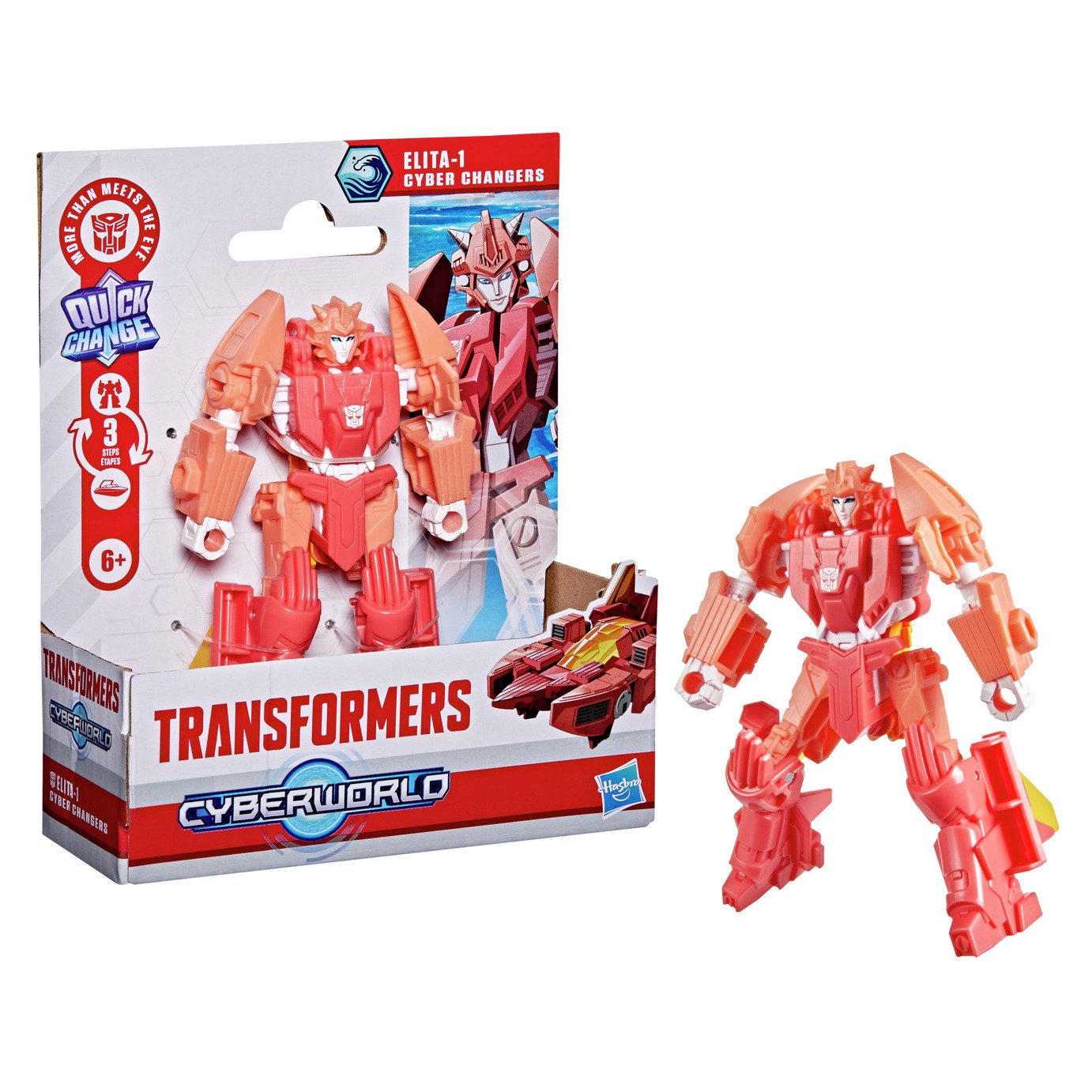 Transformers Cyberworld Elita 1 Cyber Changers Action Figure