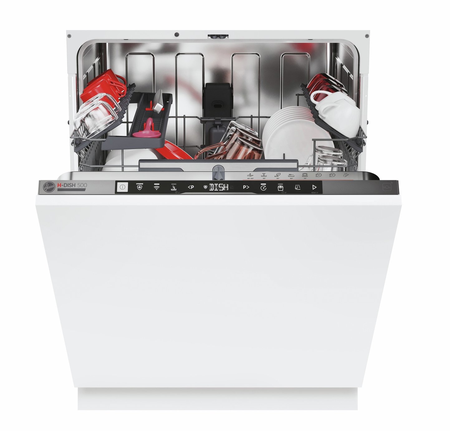 Hoover 60CM HI 5C6F0S 80 Full Size Integrated Dishwasher