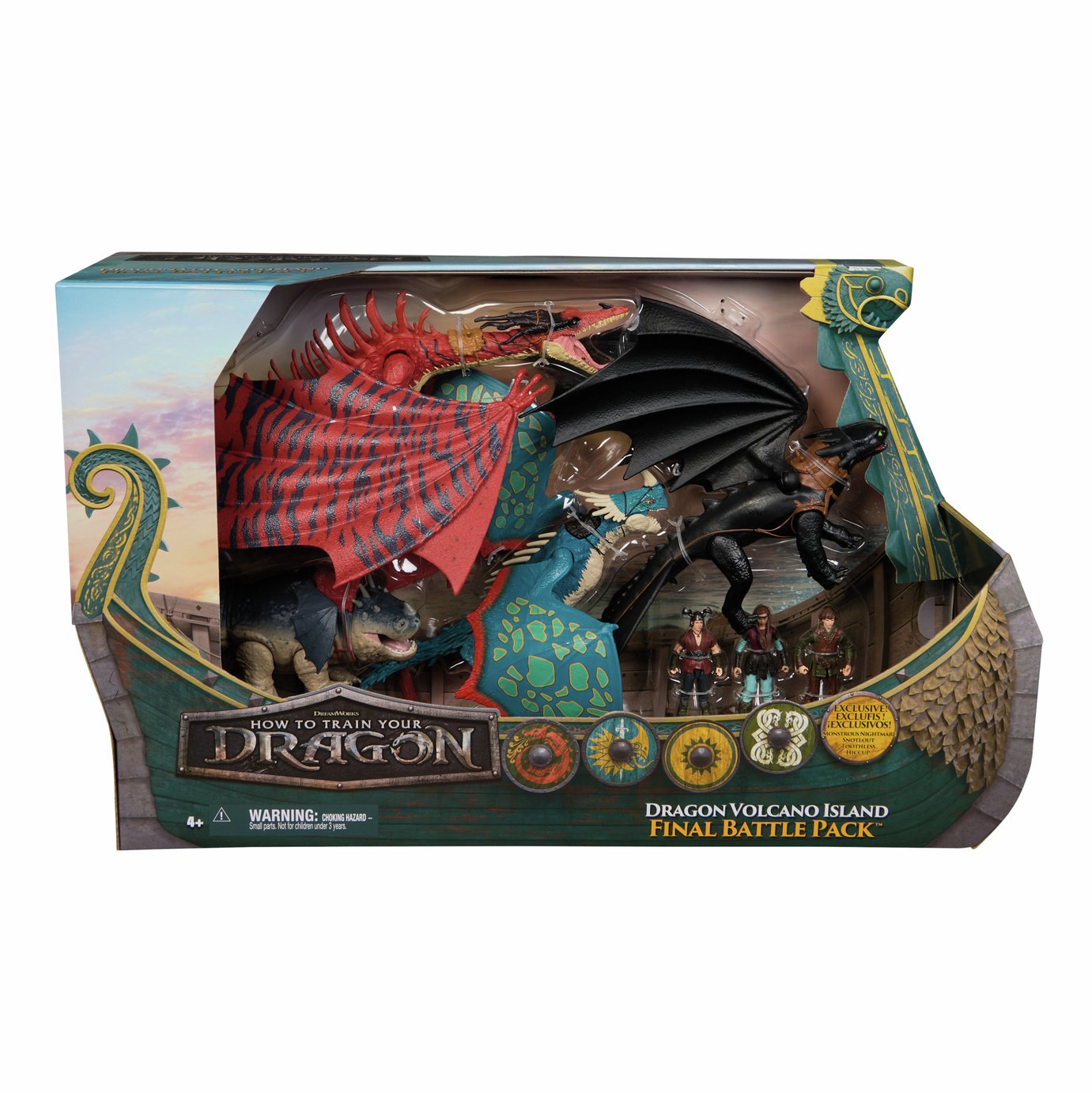 Dreamworks Dragons How To Train Your Dragon Final Battle Set