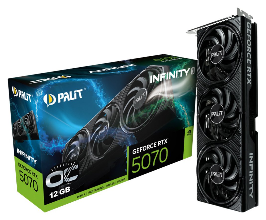 Palit Nvidia GeForce RTX 5070 Infinity3 OC Graphics Card