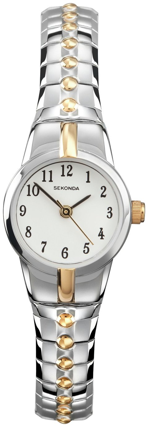 Sekonda Ladies White Dial Stainless Steel Bracelet Watch