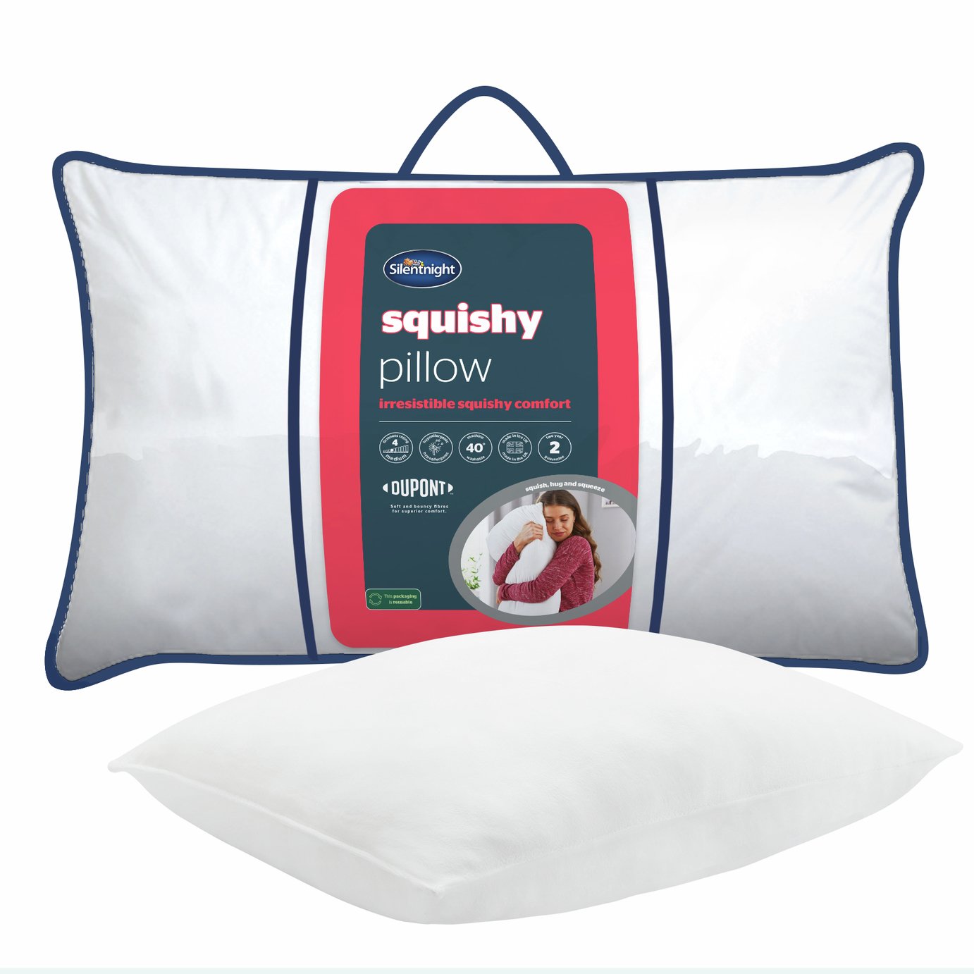 Silentnight Squishy Medium Soft Pillow