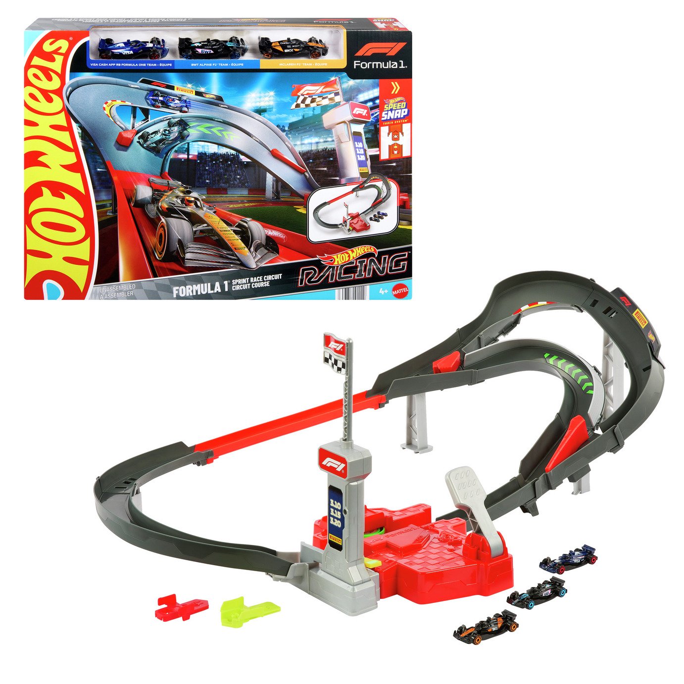 Hot Wheels Racing Formula 1 Sprint Race Circuit Track Set