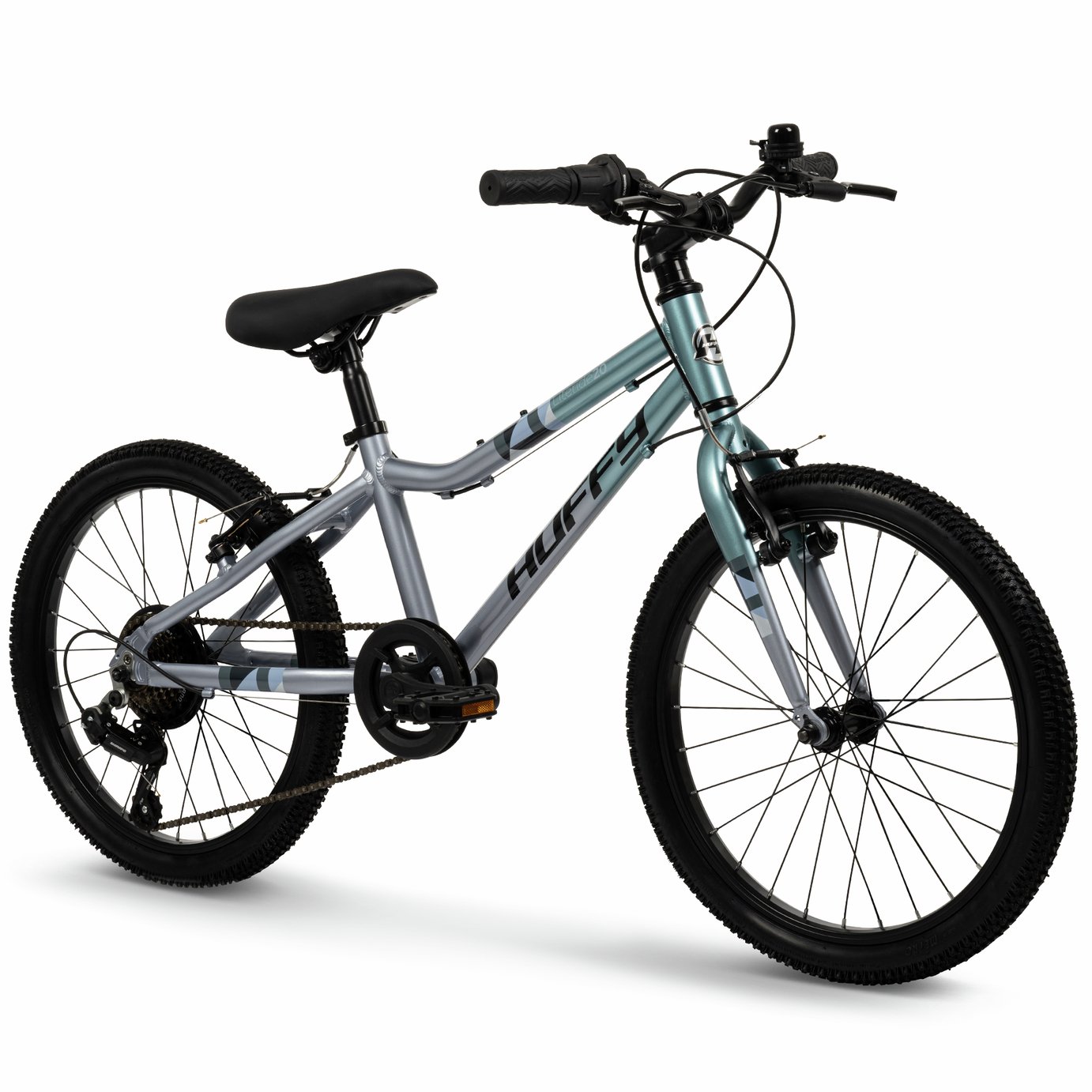 Huffy 20 inch Wheel Size Kids Beginner Bike - Blue & Grey