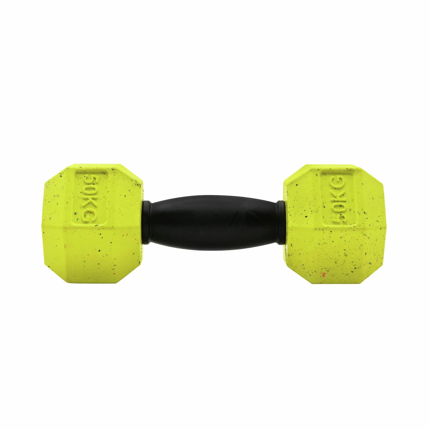 Nike Max Fusion Dumbbell Large Dog Toy - Yellow