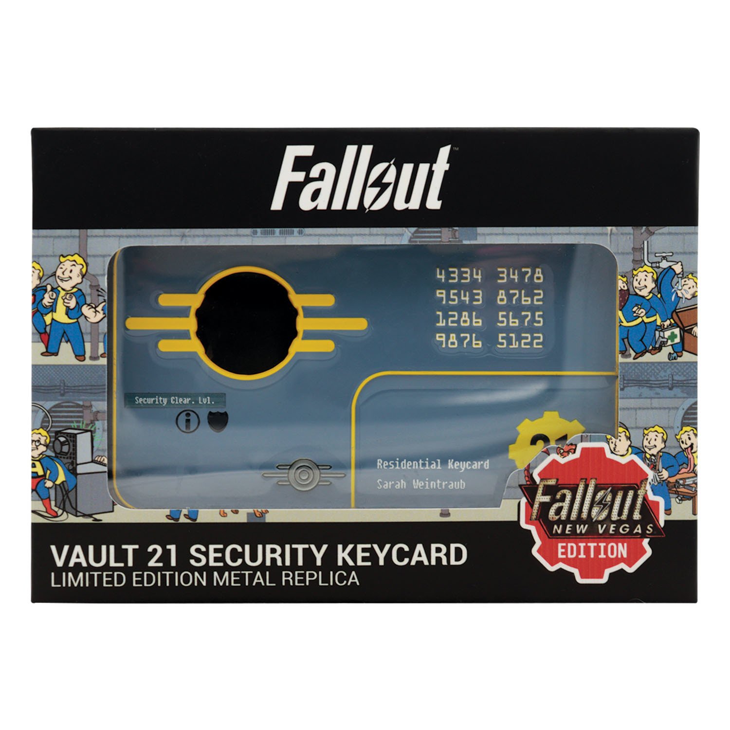 Fanattik Fallout New Vegas Vault 21 Security Keycard Replica