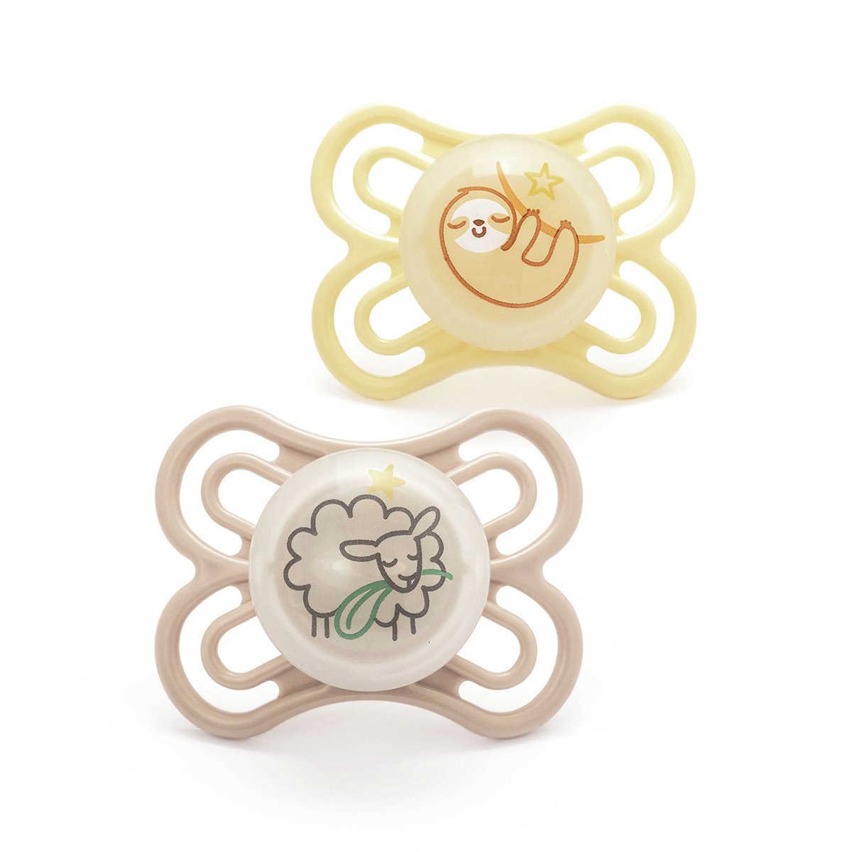 MAM Perfect Night 0–6 Months Soothers 2 Pack 