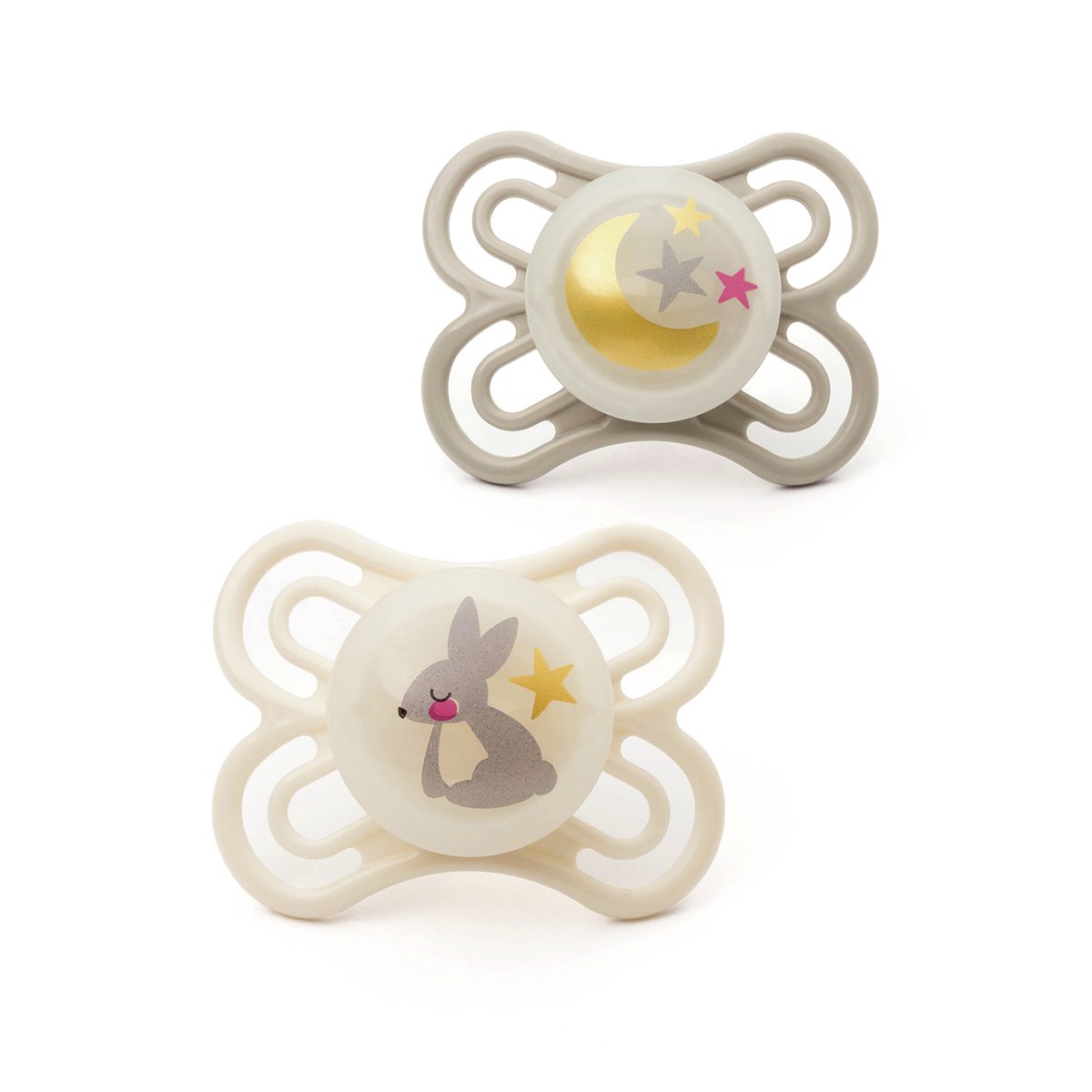 MAM Perfect Night 0–6 Months Soothers 2 Pack 