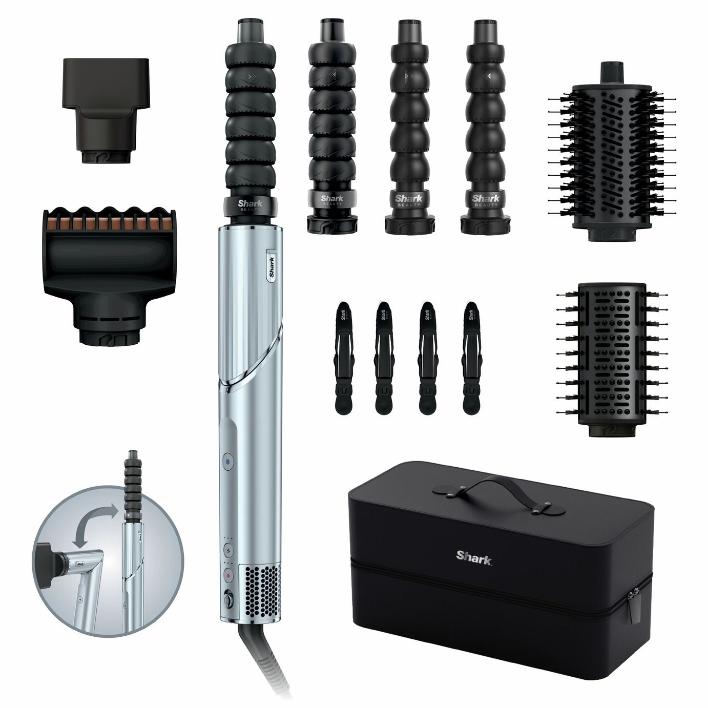 Shark FlexStyle Glacial Blue 6-in-1 Air Styler & Hair Dryer