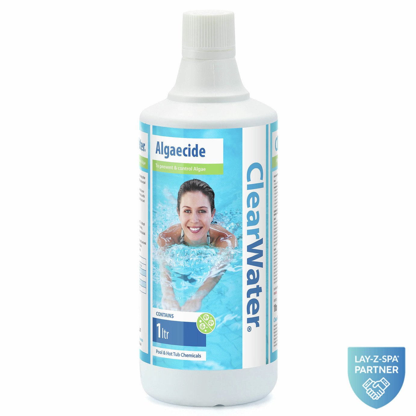 ClearWater 1L Algaecide Hot Tub Cleaning