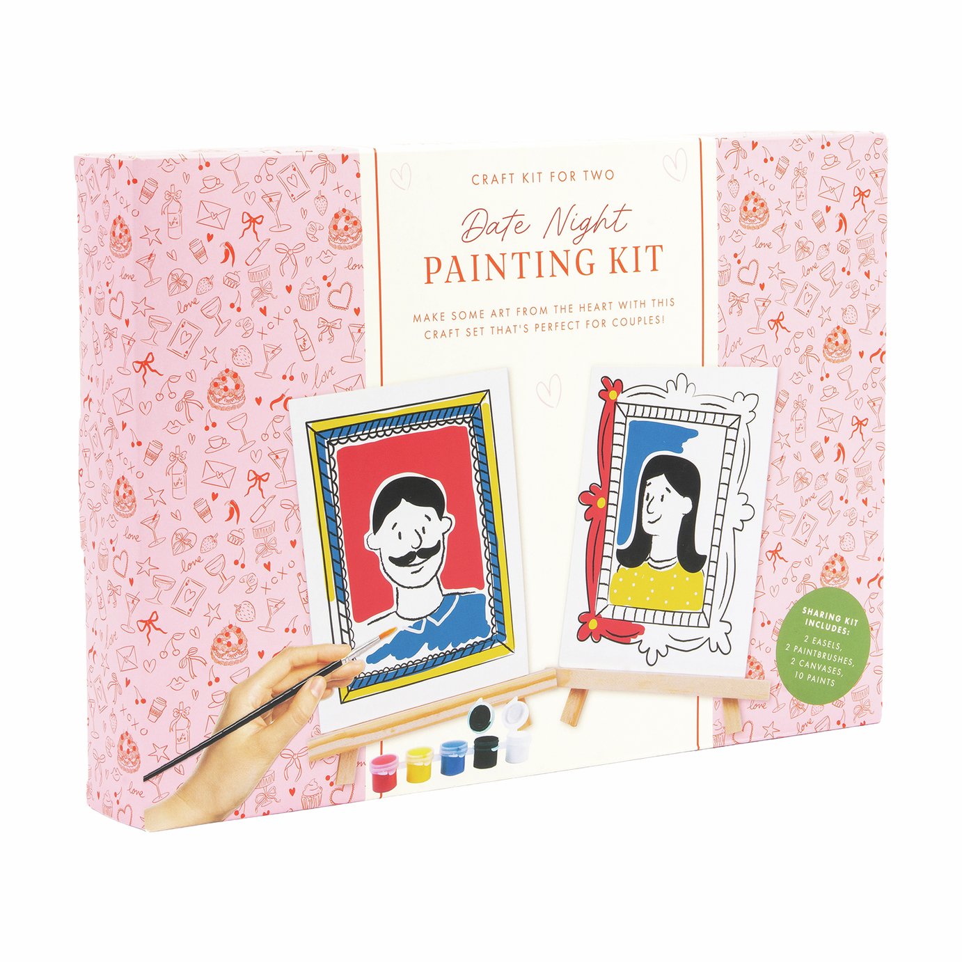 Professor Puzzle Date Night Painting Kit