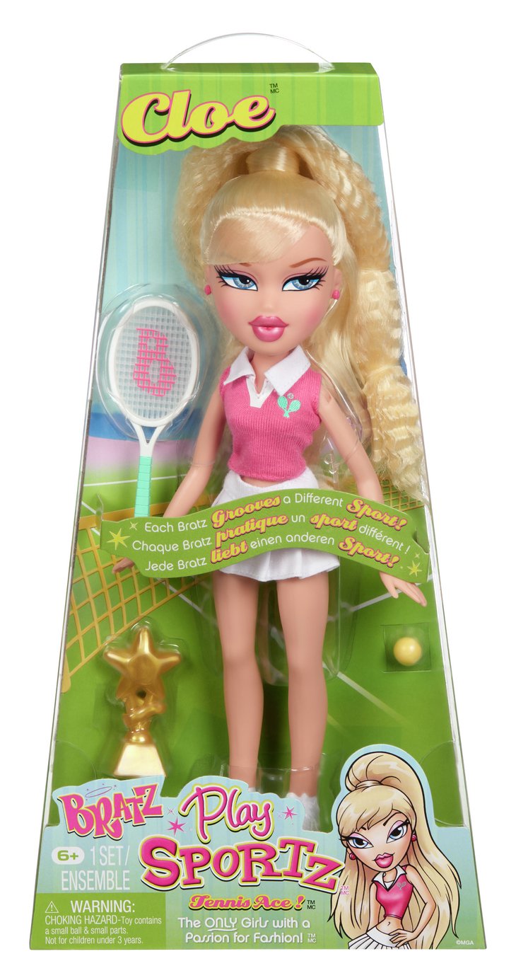 Bratz Play Sports Doll Cloe Tennis