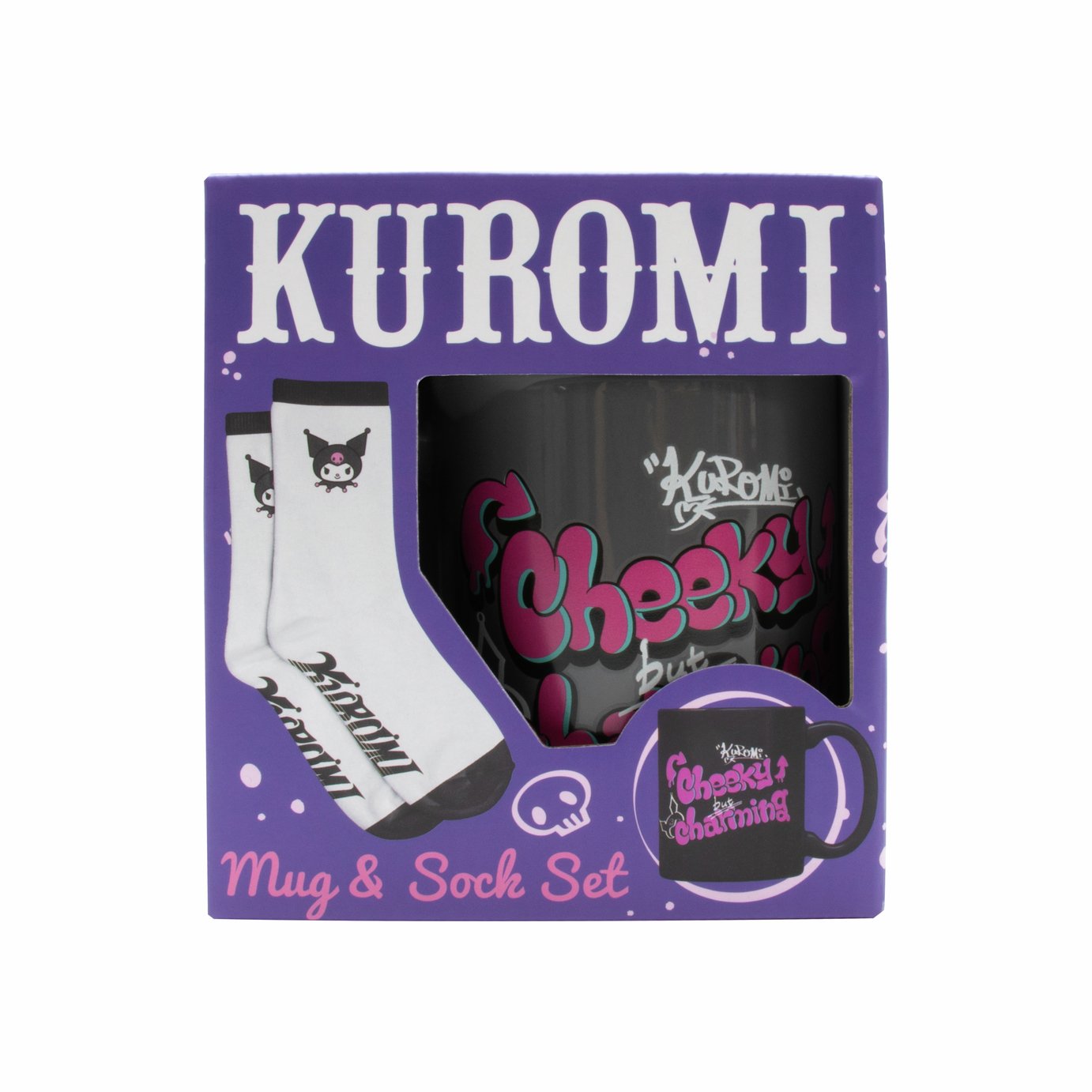 Sanrio Kuromi Mug and Sock Set