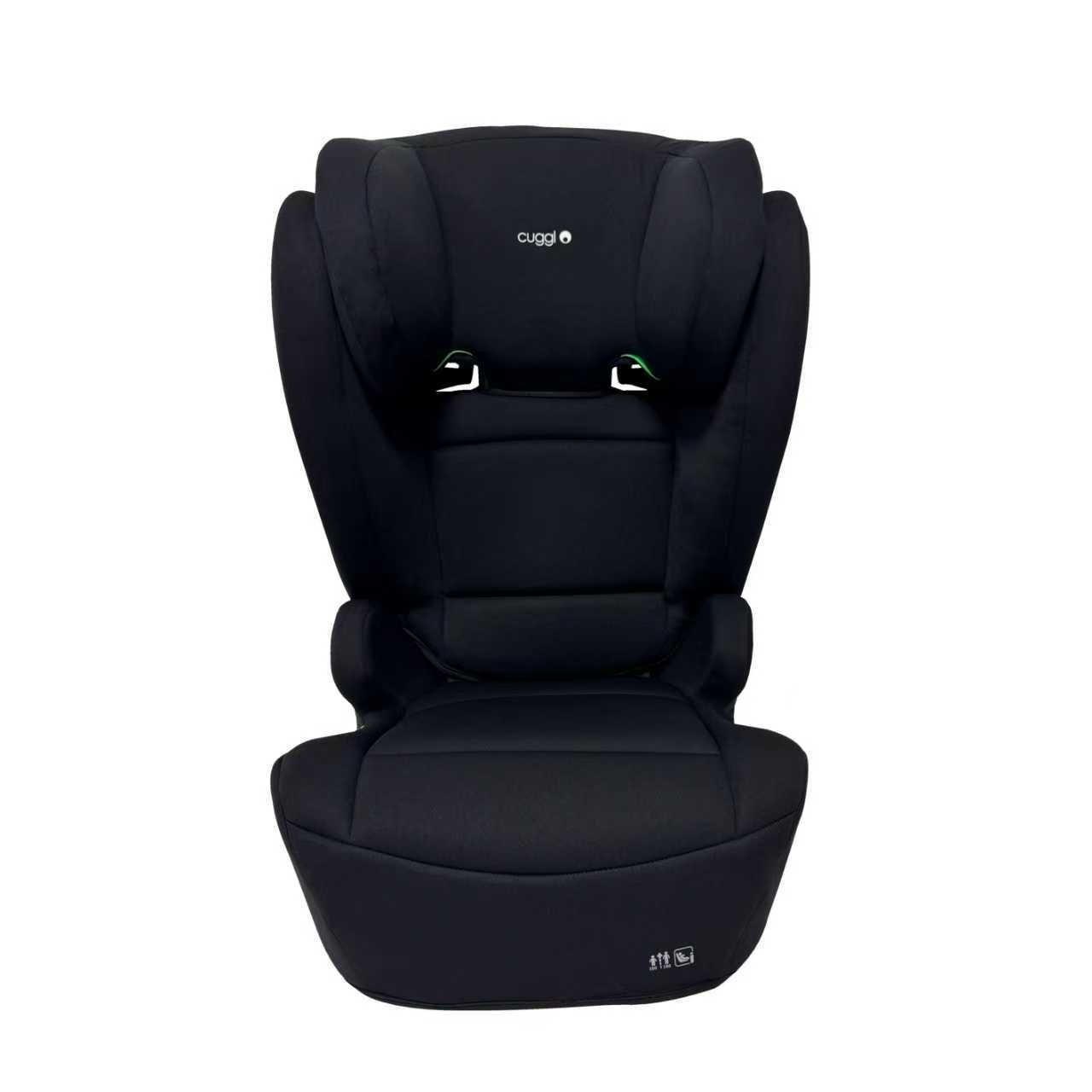 Cuggl i-Size R129 High Back Booster Car Seat- Black