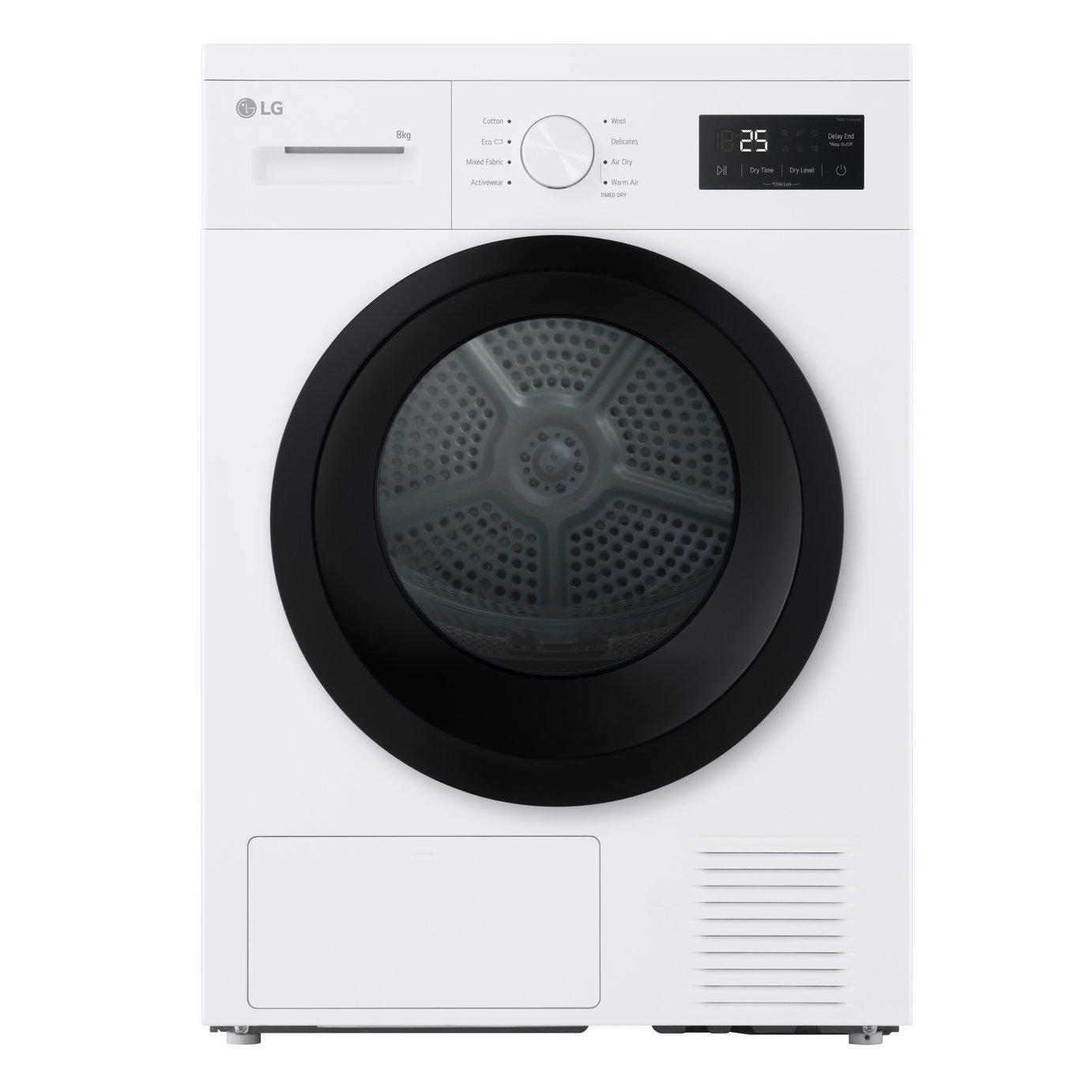 LG RHA1008NWK5B 8KG Heat Pump Tumble Dryer - White