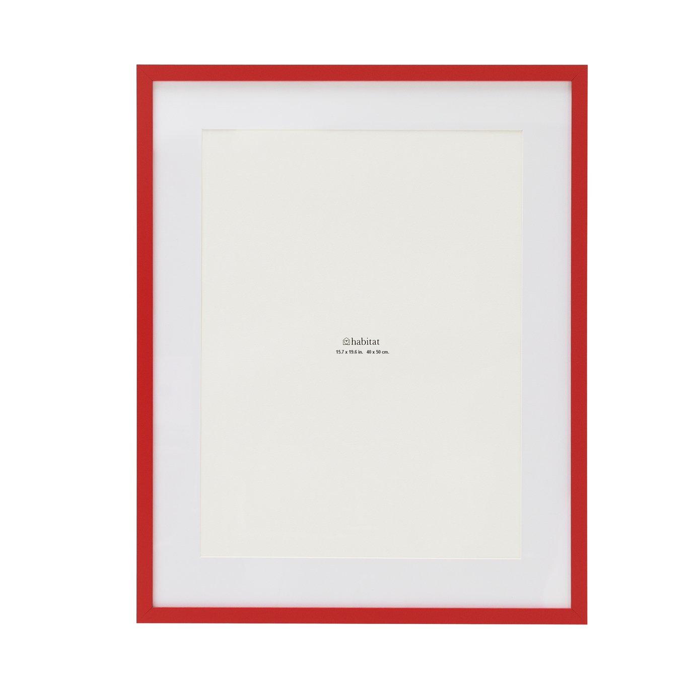 Habitat Red Rectangle Picture Frame - 16x20"
