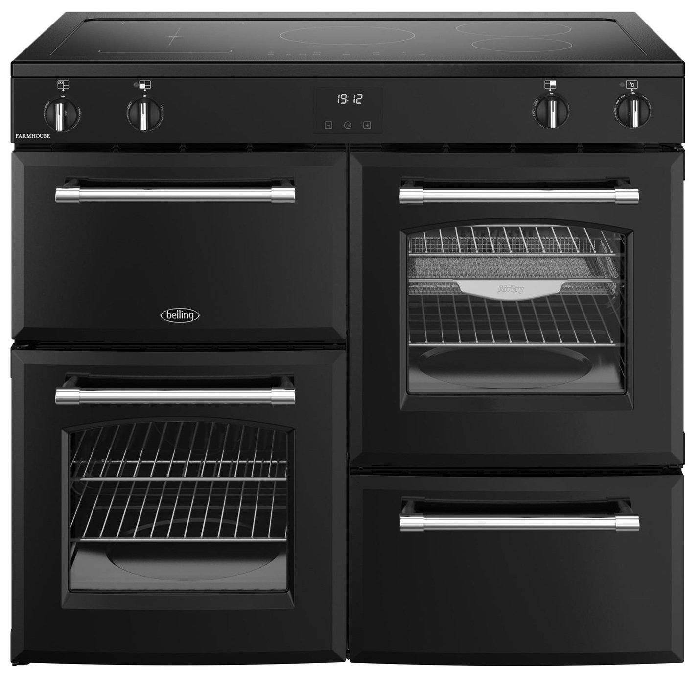 Belling 444411832 100cm Electric Range Cooker - Black