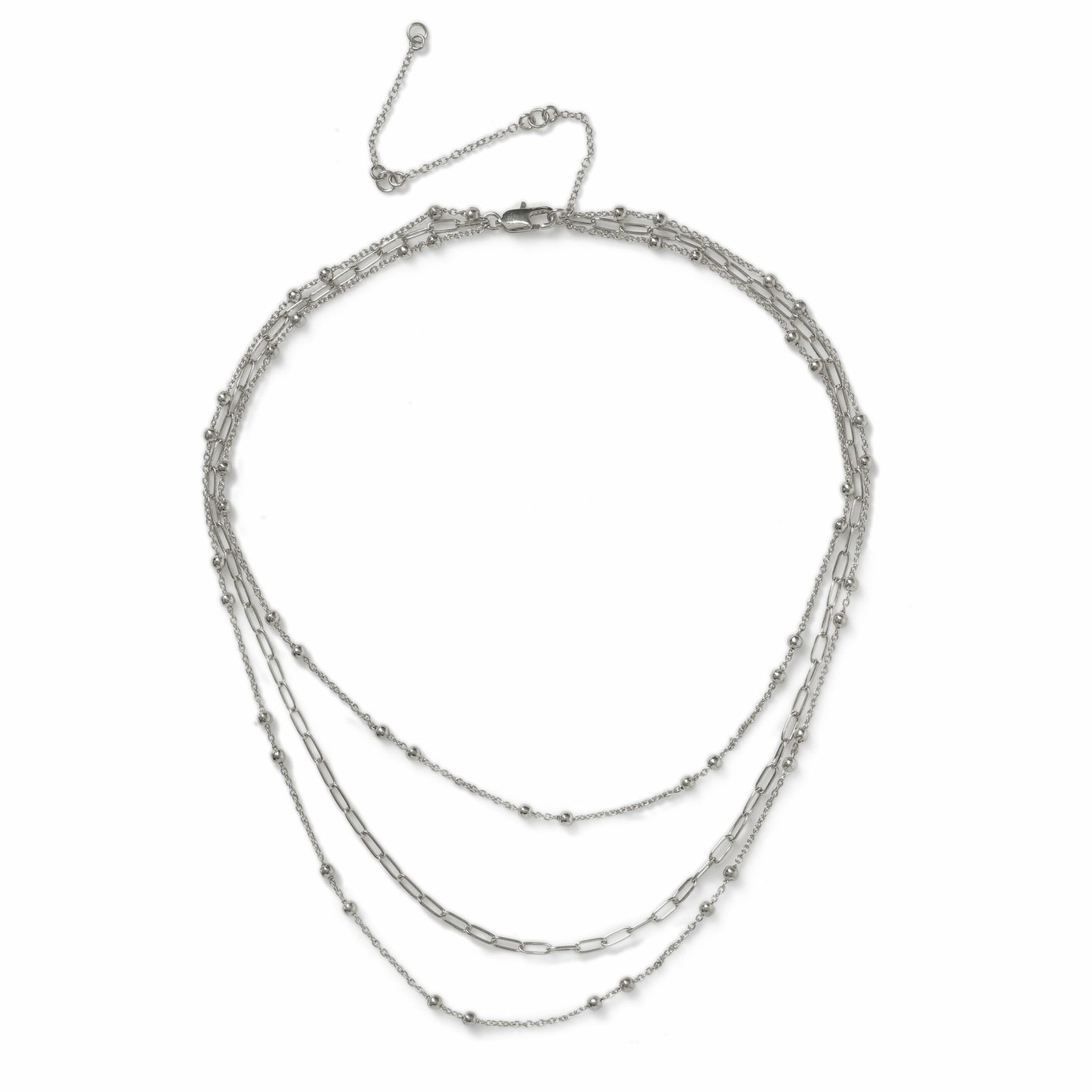 Liars & Lovers Silver Plated Multilayer Pendant Necklace