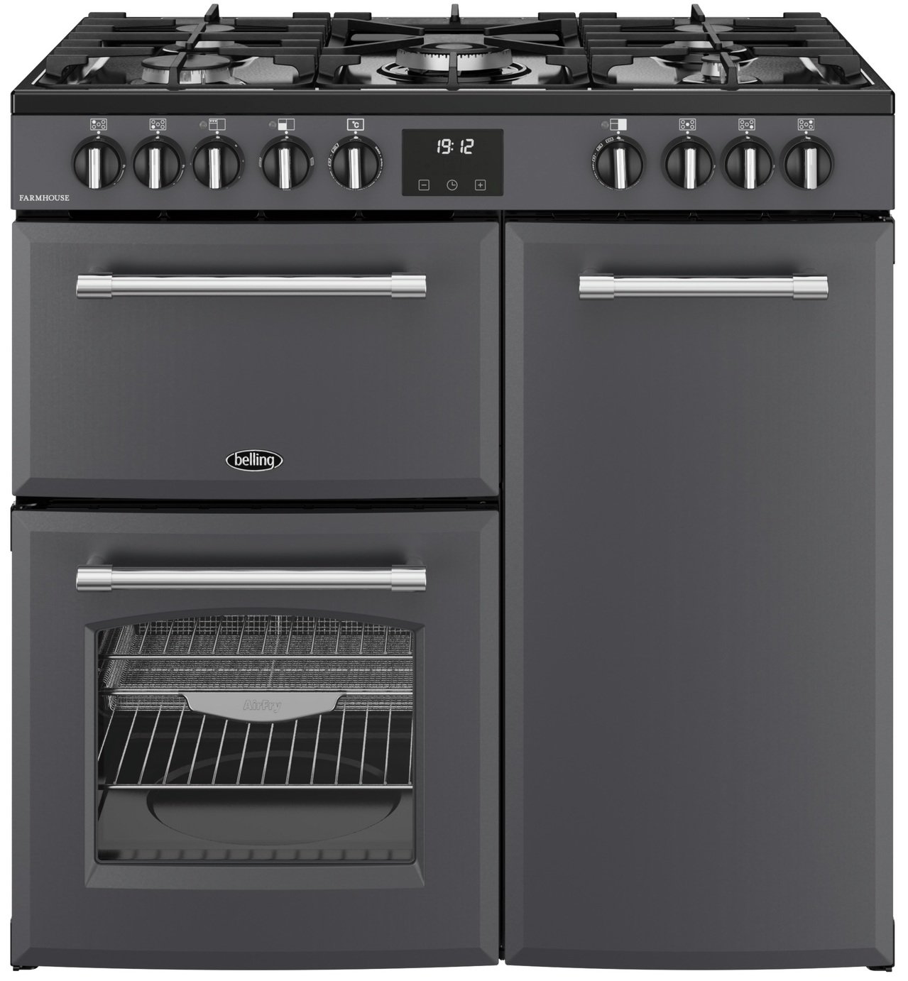 Belling 444411819 90cm Dual Fuel Range Cooker - Anthracite