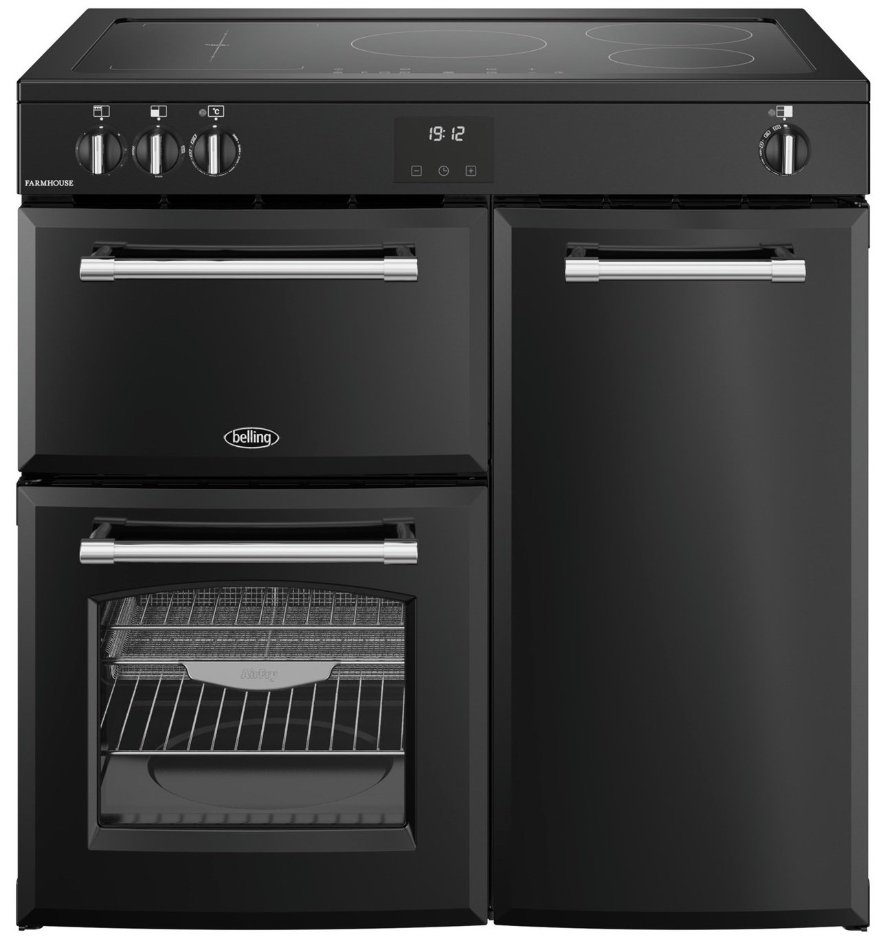 Belling 444411823 90cm Electric Range Cooker - Black