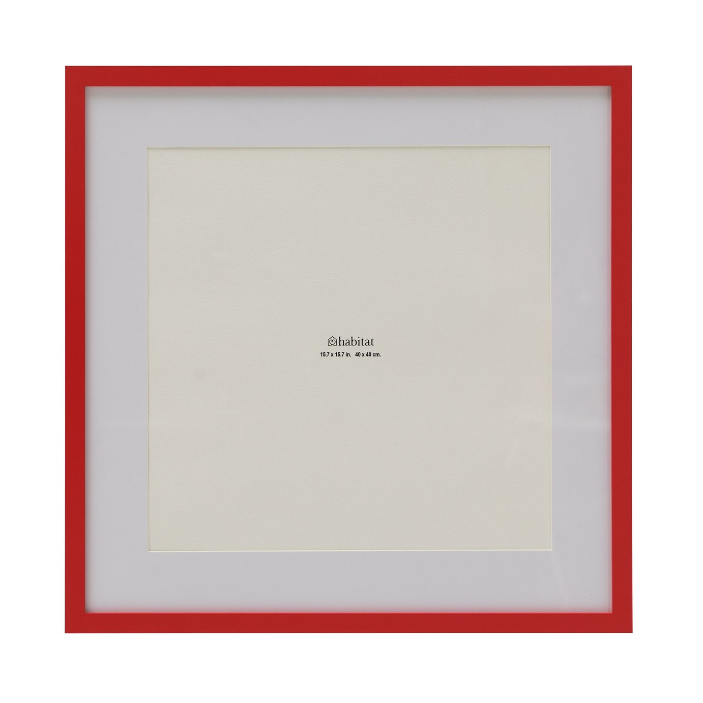 Habitat Red Square Picture Frame - 16x16"
