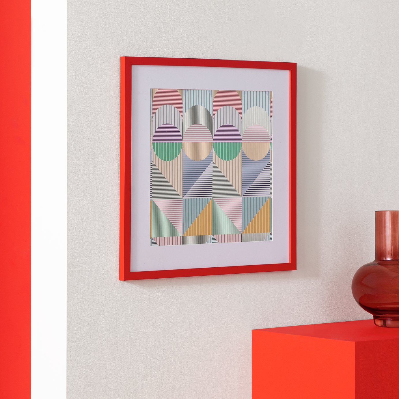 Habitat Red Picture Frame - 40X40cm