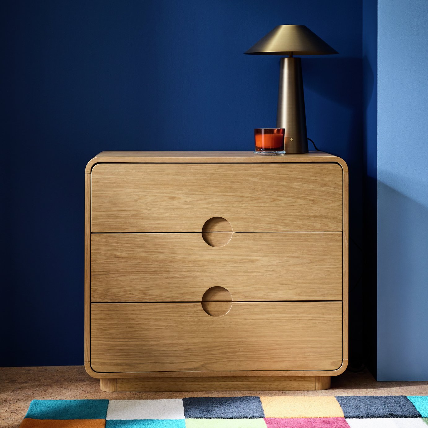 Habitat Adeje 3 Drawer Chest - Oak