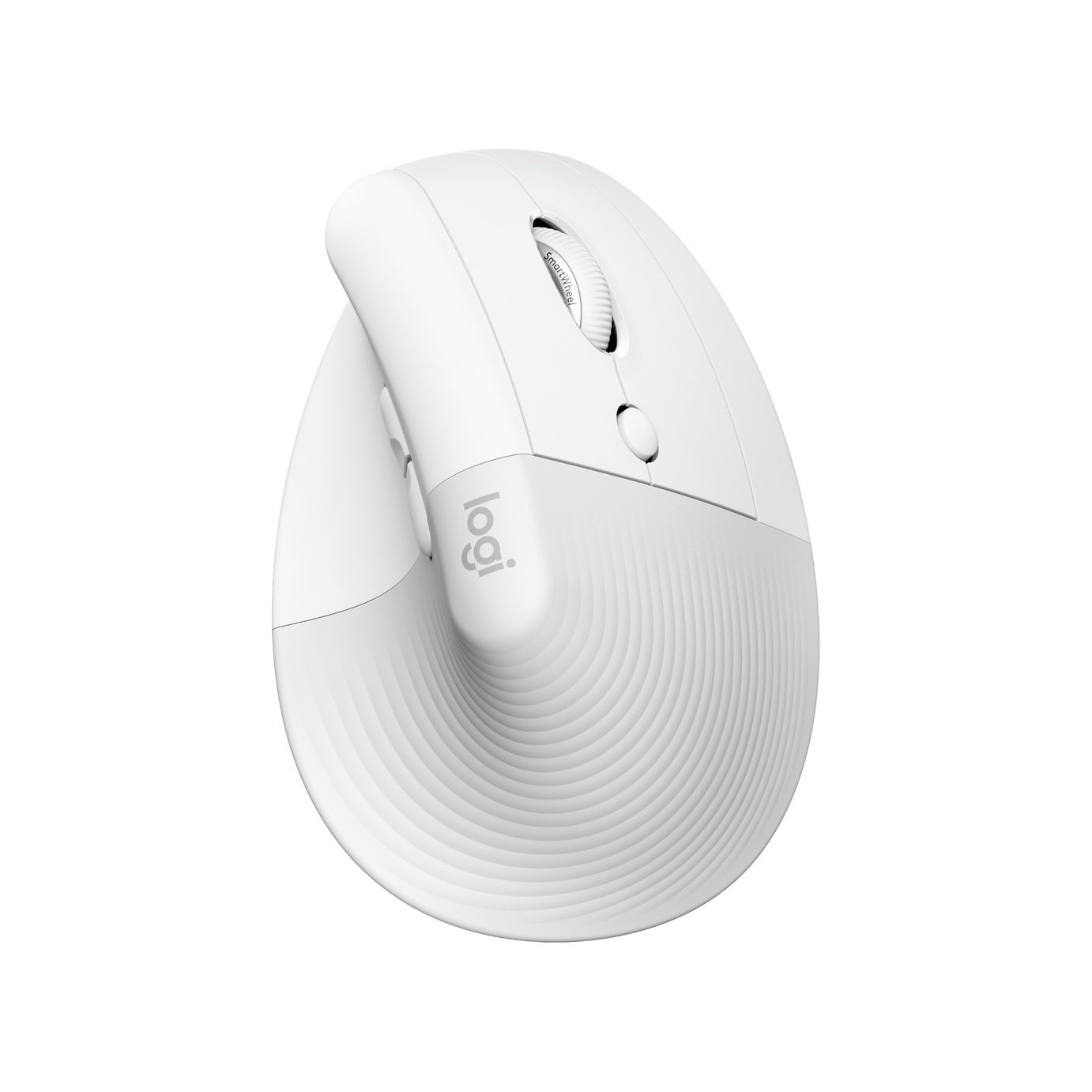 Logitech Lift for Mac Ergonomic Wireless Mouse - Off White