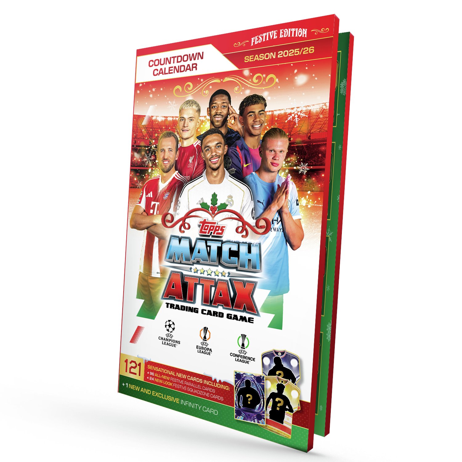 Match Attax UCC 2025/2026 Countdown Trading Card Calendar